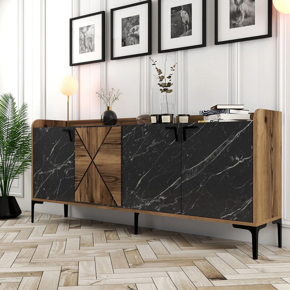 Dulap Venedikt (nuc + negru). 1072735