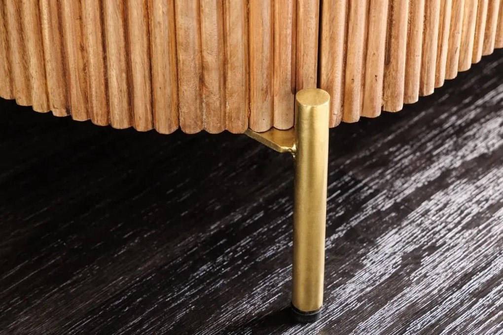 Comoda lemn de mango, marmura alba TRES CHIC 70cm