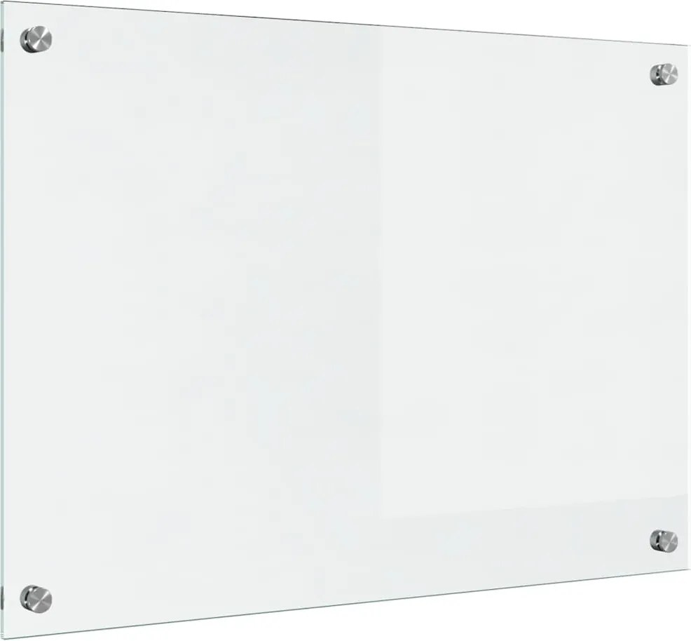 vidaXL Panou de bucătărie Transparent 70 x 50 cm sticlă securizată
