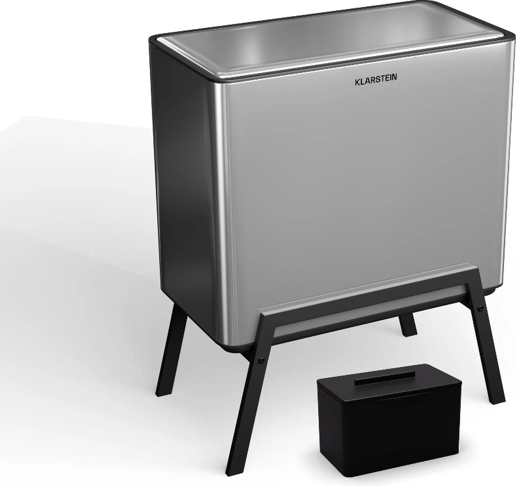 Klarstein Yuma, coș de gunoi, 40 l, inclusiv compostor, cu picioare, filtru de mirosuri