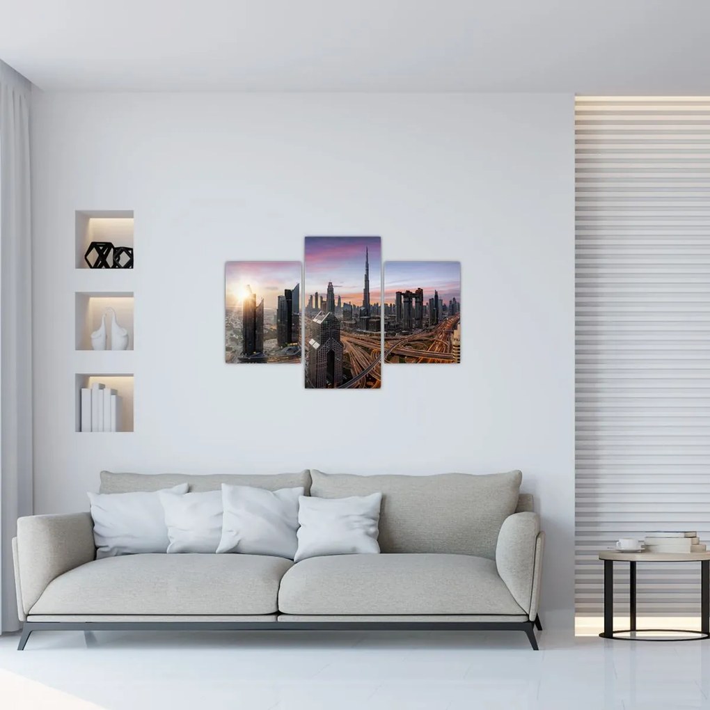 Tablou - Panorama din Dubai (90x60 cm)