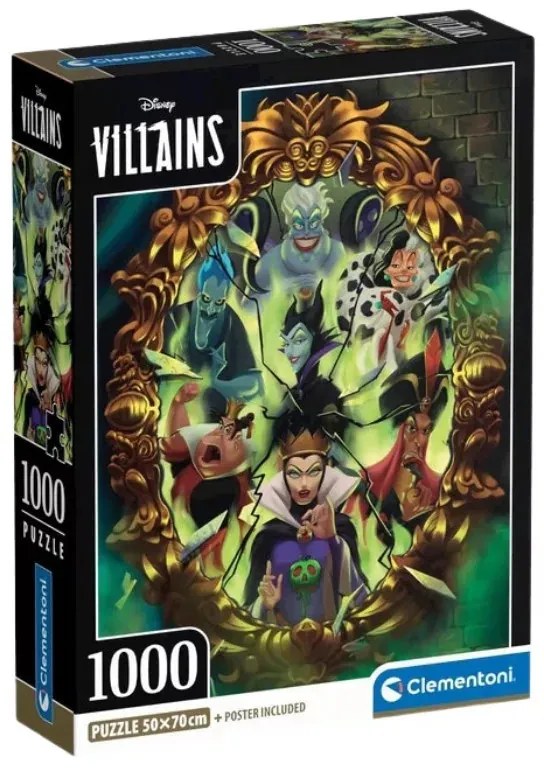 Disney Villains Mirror Puzzle Clementoni de 1000 de piese
