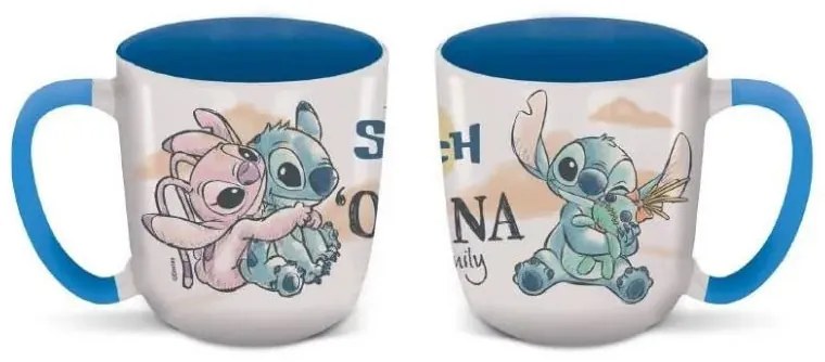 Disney Lilo și Stitch Ohana Elite cană din porțelan 400 ml (14 oz) în Cutie Cadou
