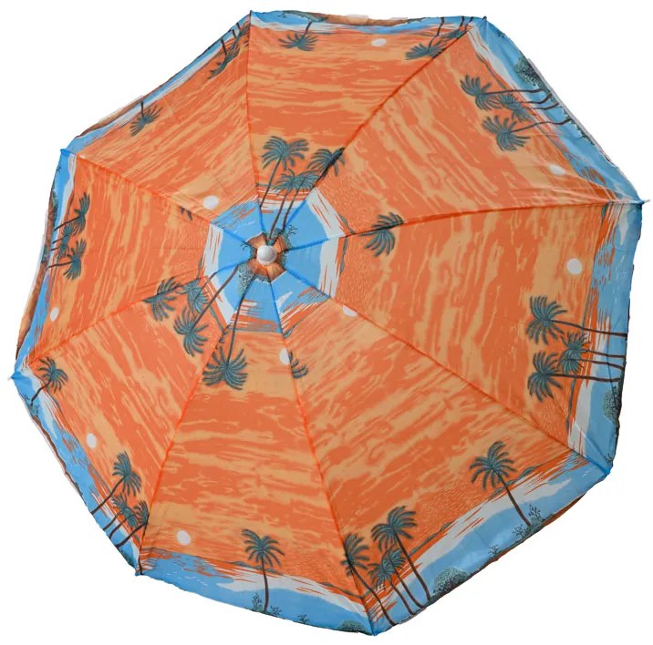 Umbrela de plaja SUNSET BEACH 180 cm, portocalie