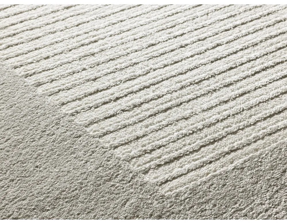 Covor gri deschis-fildeș 200x290 cm Flora – Universal