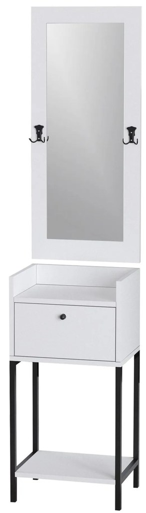 Mobilier hol Iggy (Alb + Negru). 1089137