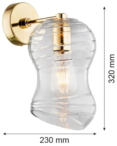 Aplică DEPORTIVO 1xE27/15W/230V Argon 4741