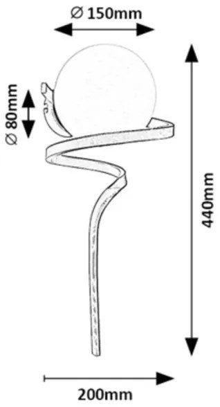 Aplică SARABI 1xE27/20W/230V Rabalux 71136