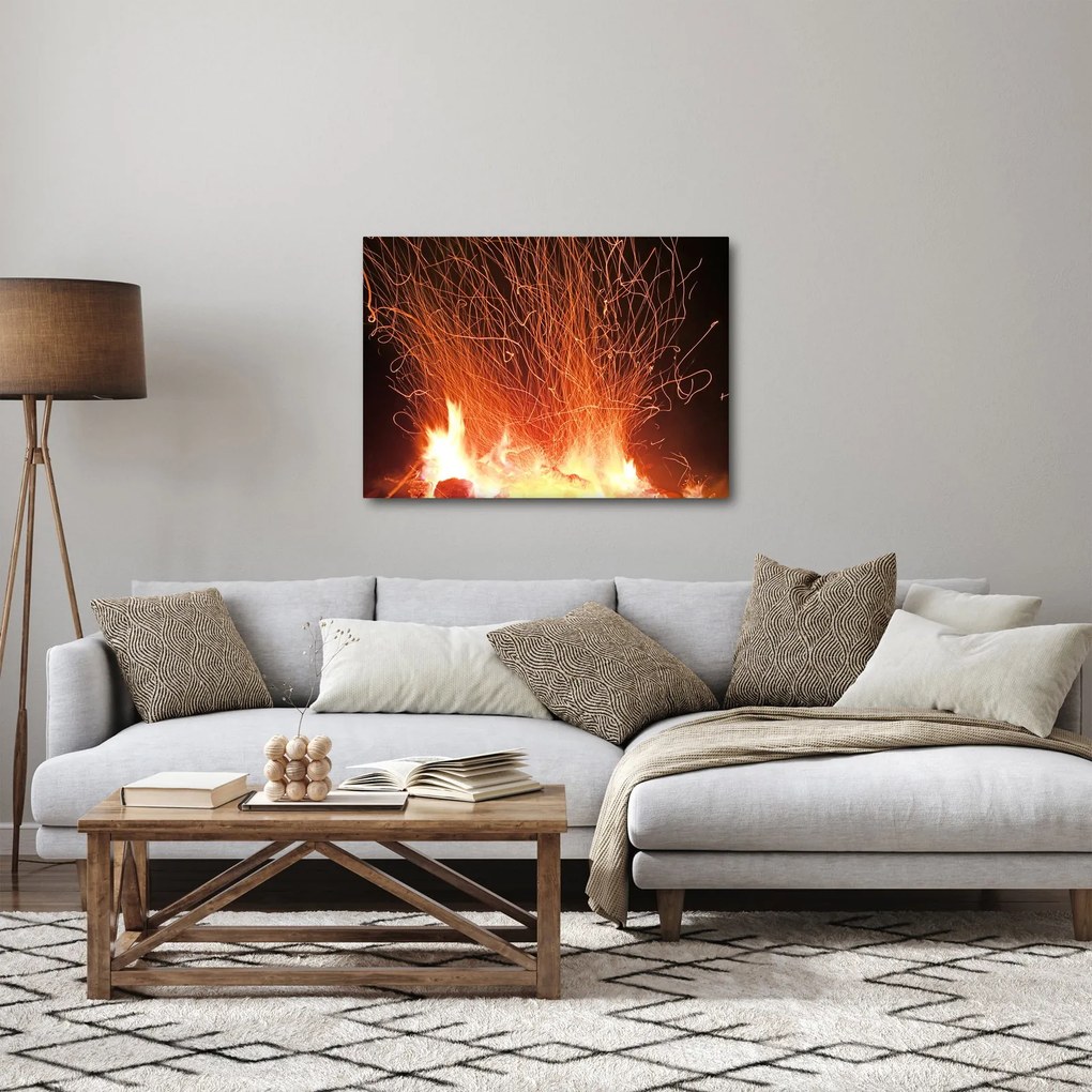Tablou cu focul (70x50 cm)