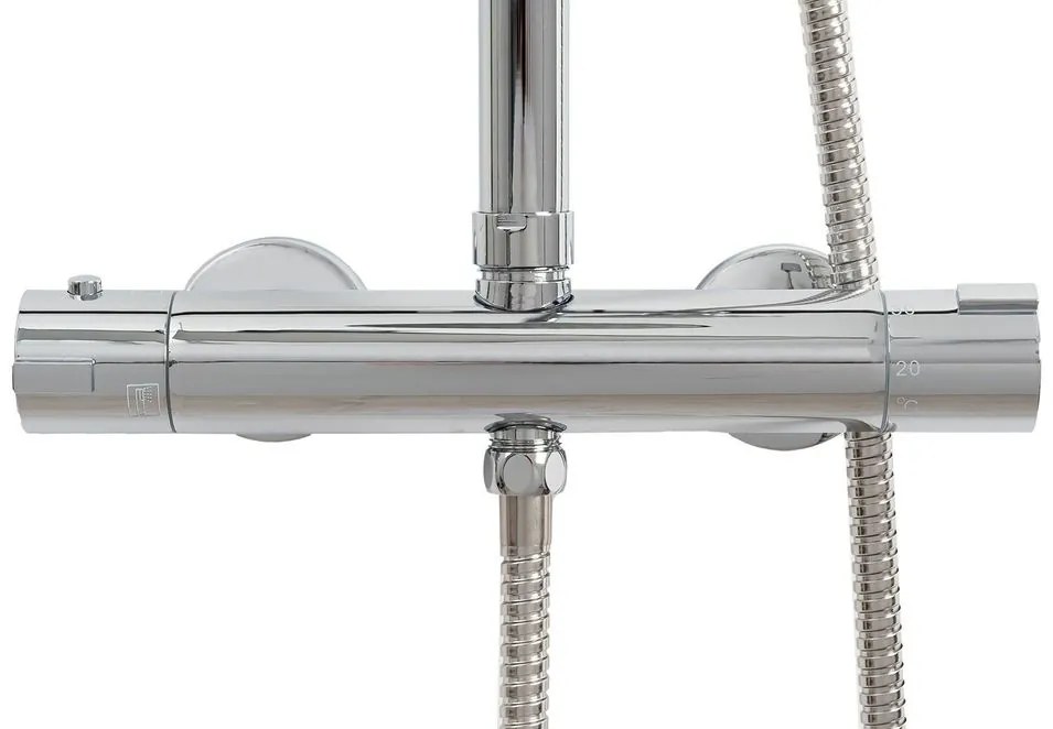 Set dus cu termostat CALANI DAYTON crom