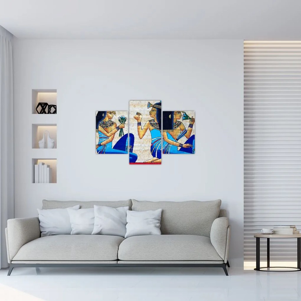 Tablou - Picturi egiptene (90x60 cm)