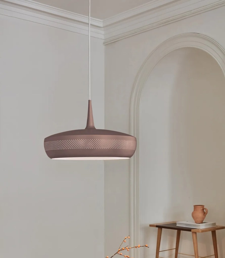 Abajur metalic design retro Clava Dine - umber 2303 VTC