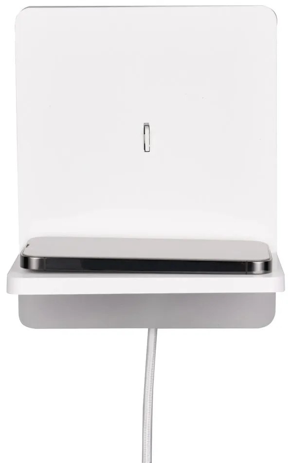 Aplică de perete albă LED cu intensitate reglabilă Fairfield – Trio