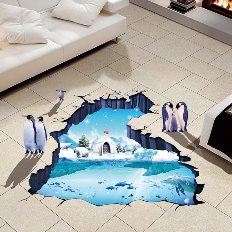 Sticker perete 3D Antarctica