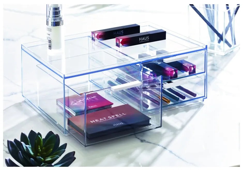 Organizator de baie pentru cosmetice din plastic reciclat – iDesign