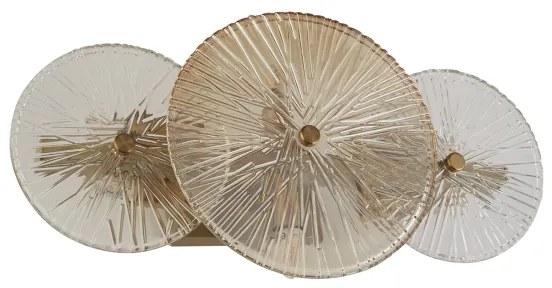 Aplică Searchlight 88210-6BZ WAGON WHEEL 6xG9/33W/230V alamă