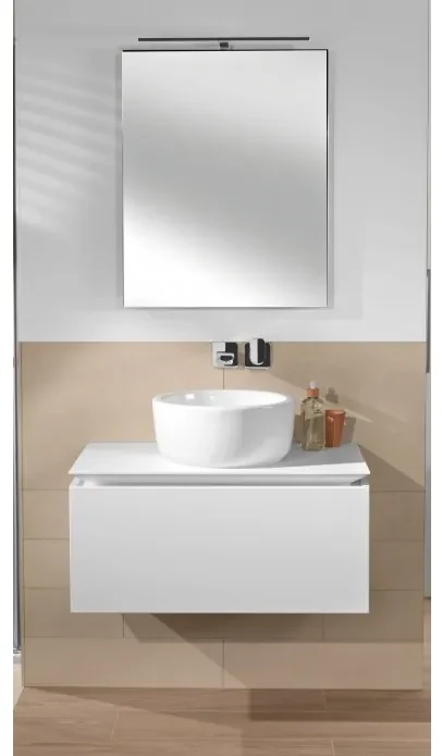 Lavoar pe blat Villeroy&Boch Architectura, 40cm, Alb Alpin, 41254001