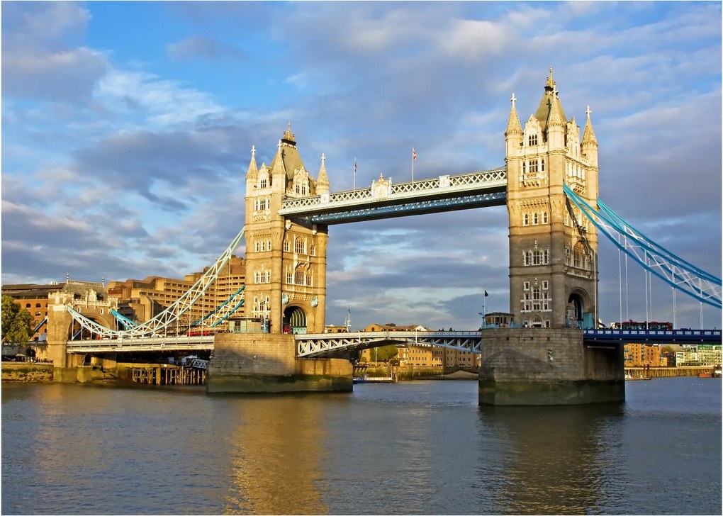 Tablou pe sticlă - Tower Bridge (70x50 cm)