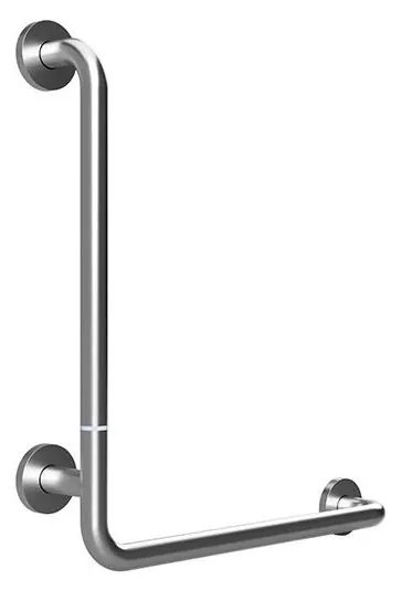 Bară de sprijin 63x68 cm inox/argintie