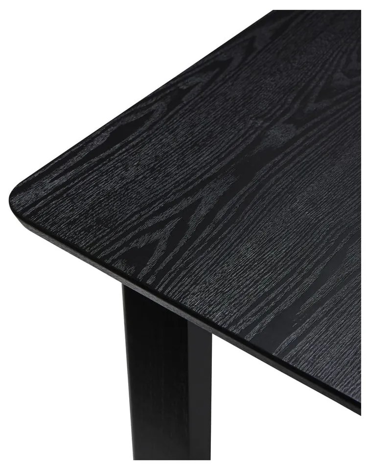 Masă de dining neagră 95x195 cm Dapper – Hübsch