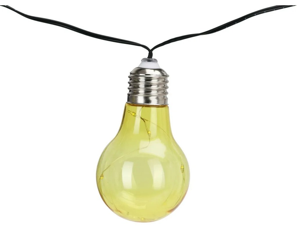 Lanț solar ProGarden becuri colorate, 2 m , 10 x 5LED
