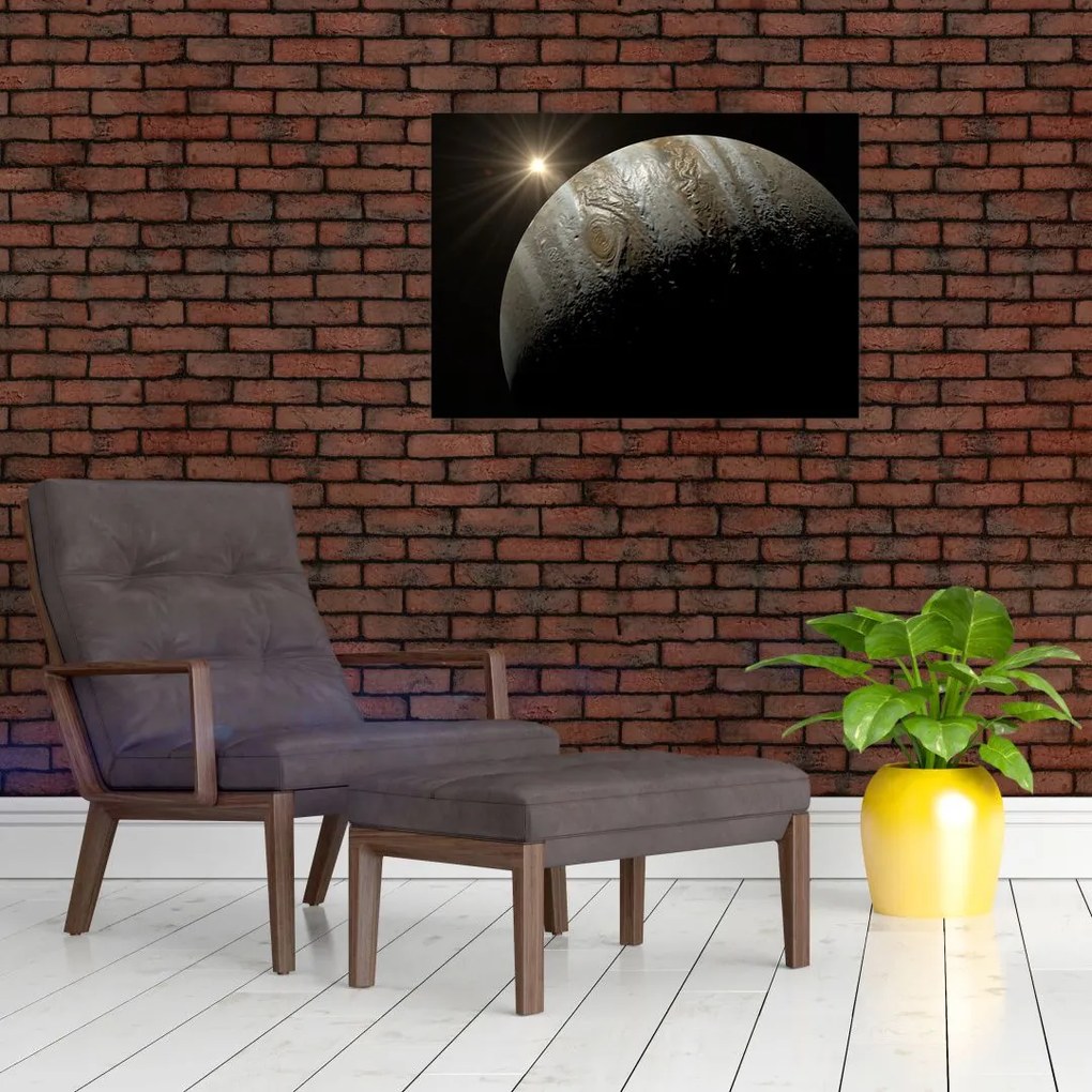 Tablou cu planetă în cosmos (70x50 cm)