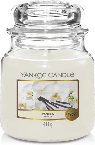 Lumanare Yankee Candle Vanilla, medie alb