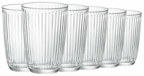 Set de pahare Bormioli Rocco long drink 6 pieseLine, 390 ml, 390 ml