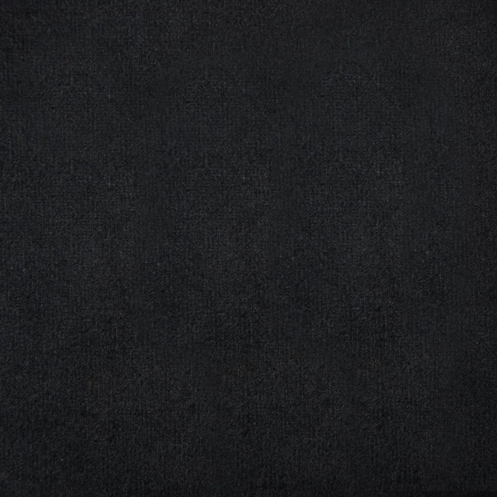 Canapea Chesterfield 2 locuri, catifea, 146x75x72 cm, negru Negru, Canapea cu 2 locuri