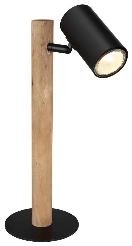 Lampă de masă HERTI 1xGU10/5W/230V lemn/metal Globo 57913T