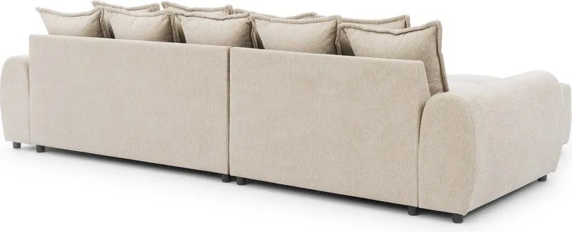 Colțar bej (cu colț pe partea stângă/cu șezlong) Albane – Ropez