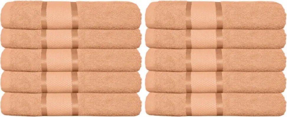 Set 10 Prosoape Premium din Bumbac 100% – 50×90 cm, 400g, Absorbție Superioară