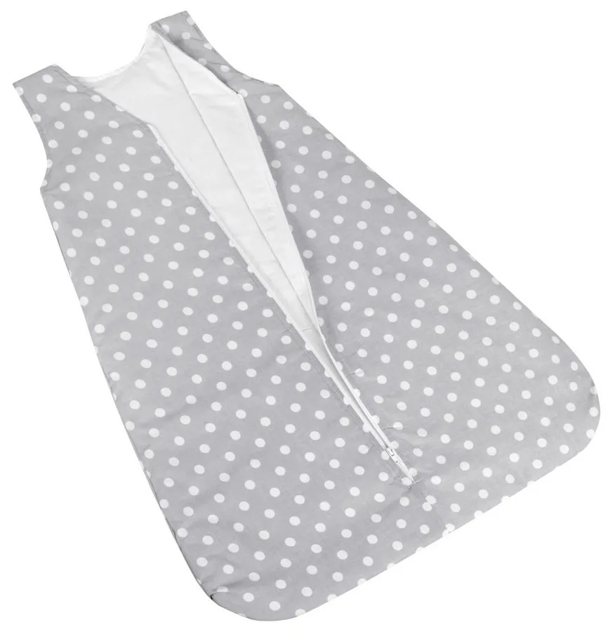 Sac de dormit pentru copii Bellatex Polka dots gri, 50 x 75 cm