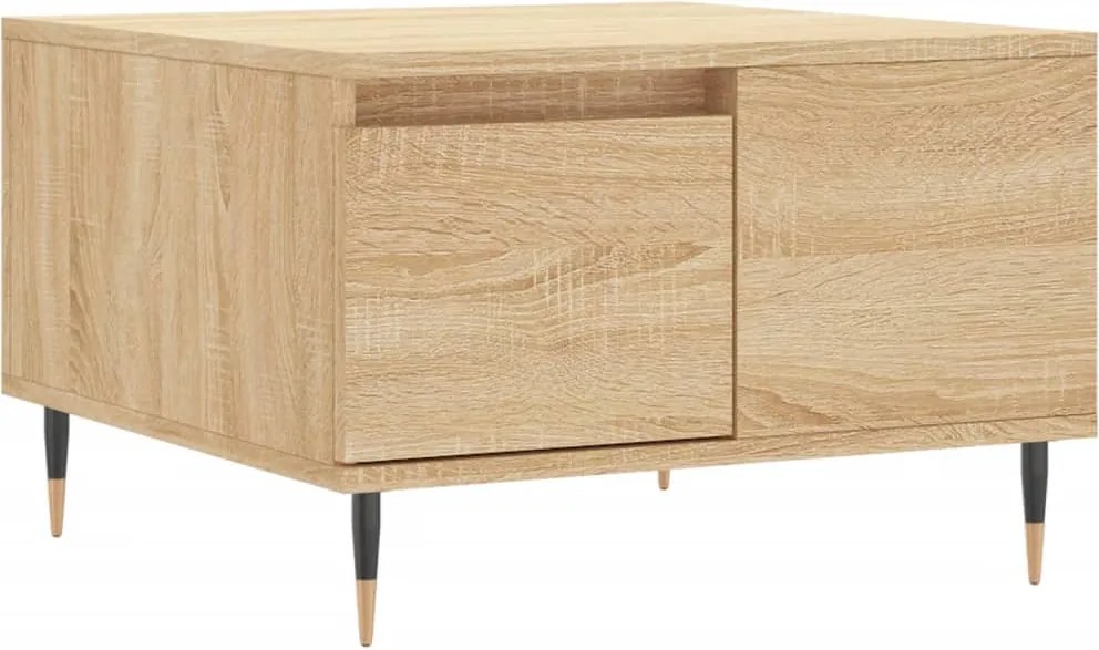 vidaXL Măsuță de cafea, stejar sonoma, 55x55x36,5 cm, lemn prelucrat