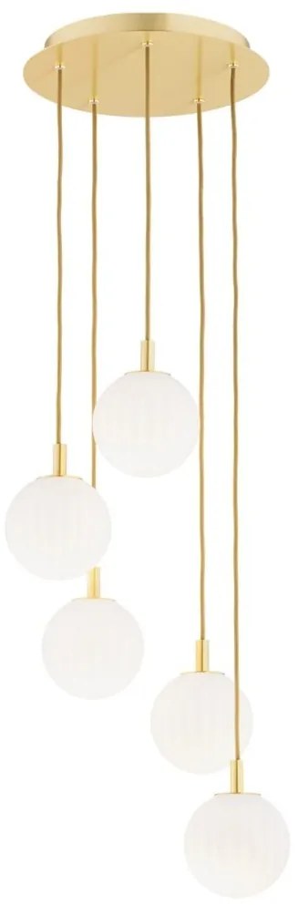 Lustra design modern cu 5 pendule Paloma