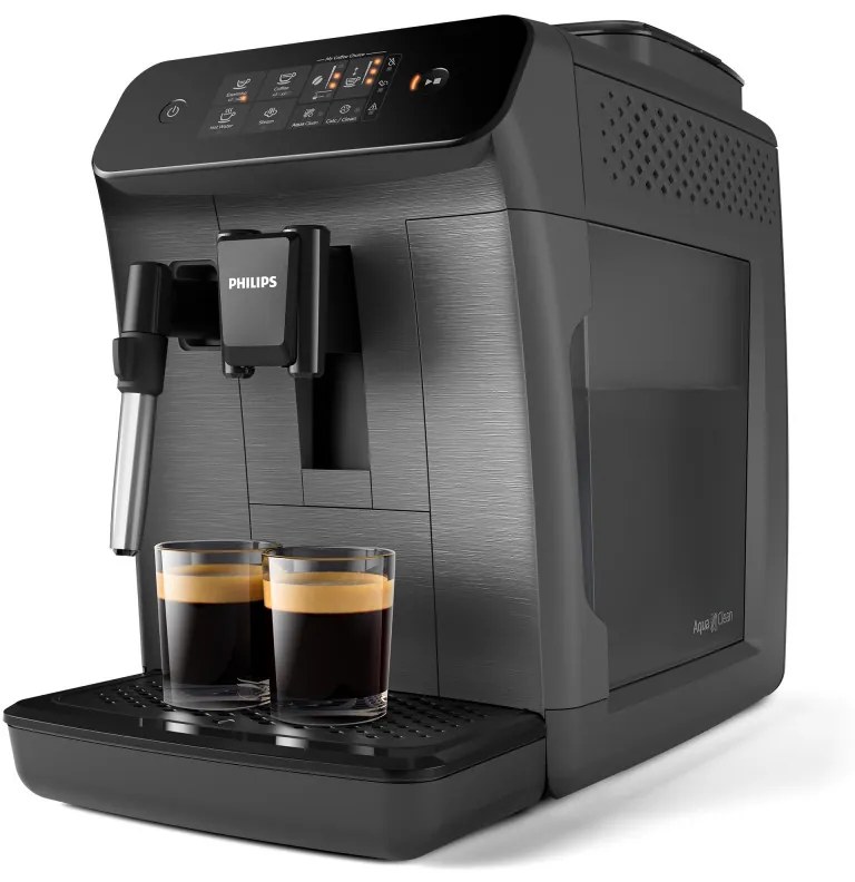 Espressor automat Philips EP0824/00, 1500W, 15 bar, 1.8 L, Rasnita cu 12 trepte, Ecran tactil, Timer, AquaClean, Aroma Extract, My Coffe Choice, Negru Mat