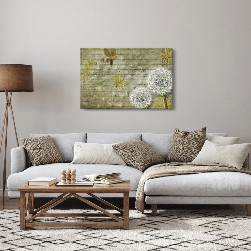 Tablou - Păpădii suflate de vânt (90x60 cm)