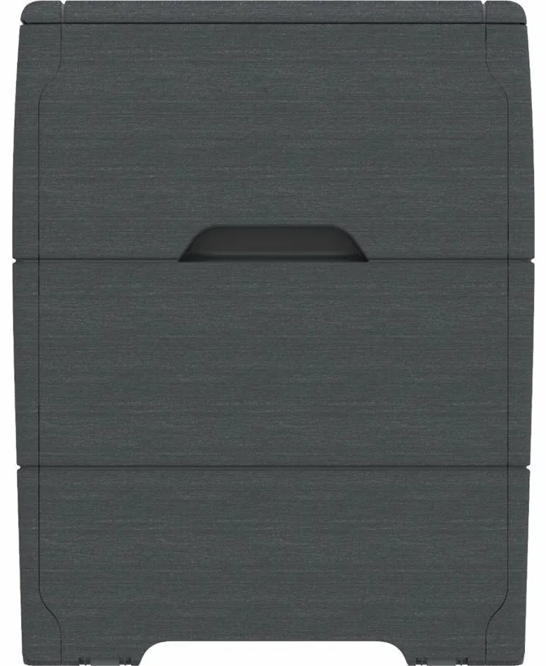 Duramax Cutie de depozitare pentru grădină,antracit, 270 l