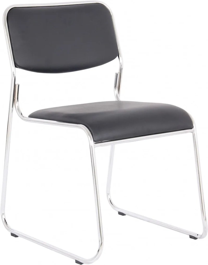 Scaun vizitator Eco negru