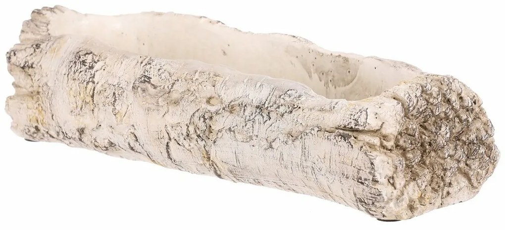 Husă pentru flori - jardiniere, imitație demesteacăn, 32 x 12 x 8 cm, 32 cm