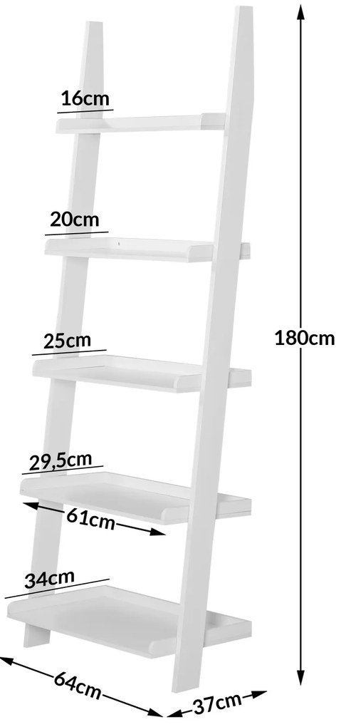 Deuba Raft scară alb - 180cm