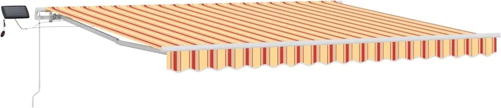 vidaXL Cortina Retractabilă galben și portocaliu 400 ×300 cm țesătură