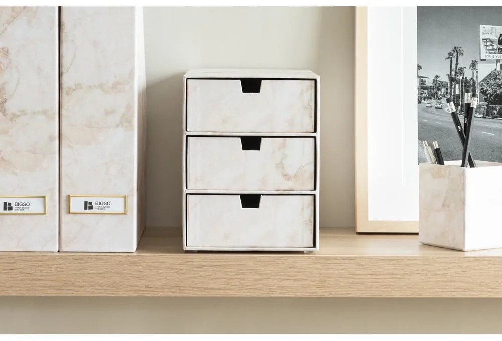Organizator pentru sertar din carton Ingrid Paper Laminate – Bigso