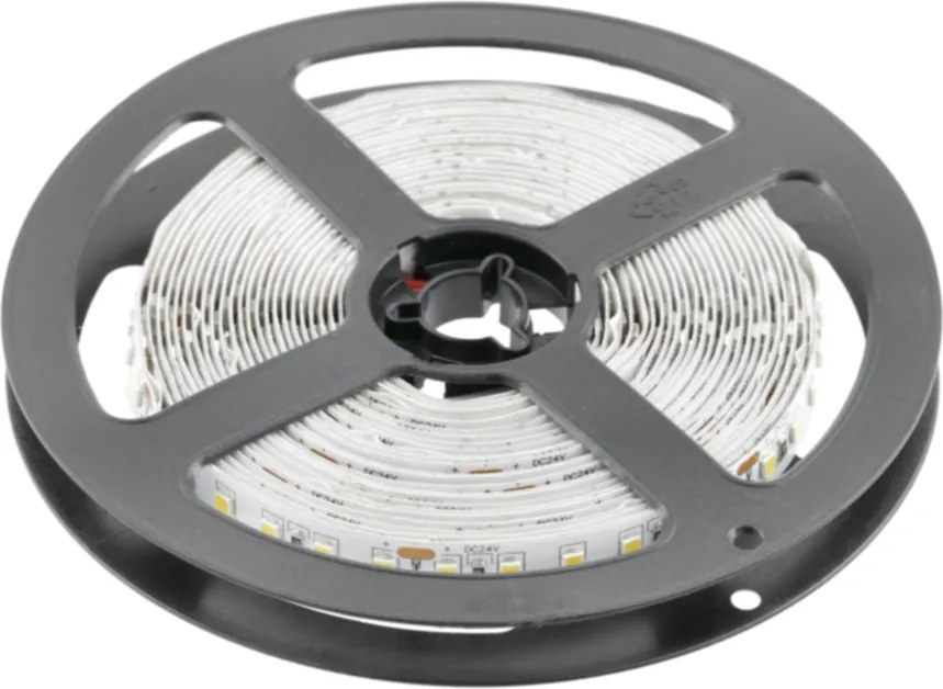 Banda LED Flash GTV pentru mobilier, lumina neutra, 120 LED m, 1350 lm m, 21 W m, 24V, IP20, 5 m Alb neutru, 21 W m, 24 V, LED Flash, 1350 lm m, 10
