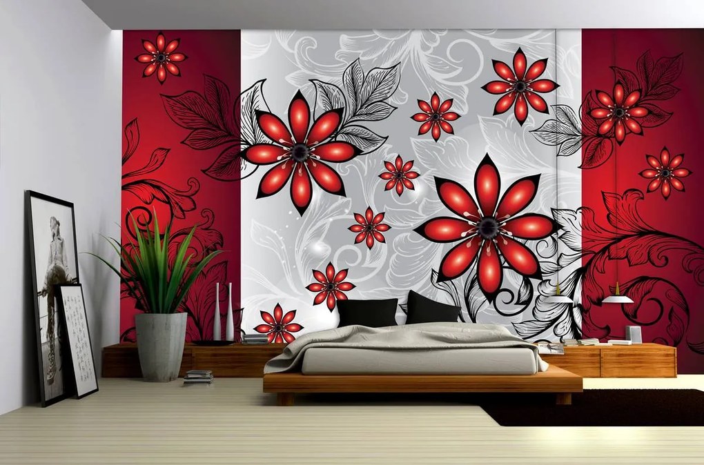 Fototapet - Flori (254x184 cm)