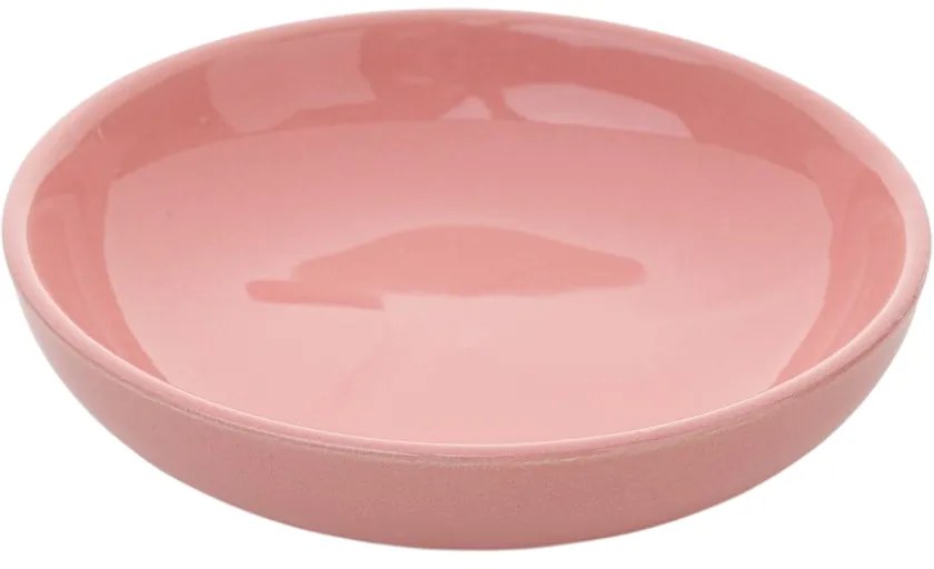 Set de 6 boluri ceramice Lunis 13 cm, roz