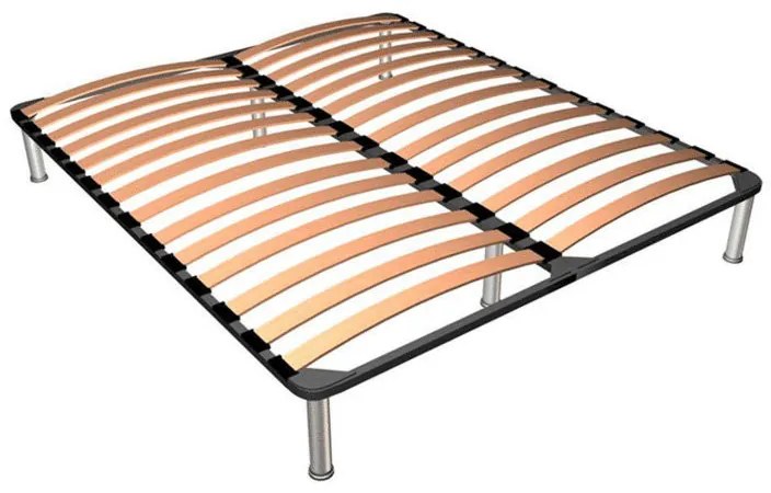 Dormitor Kleo cu Dulap 4 Usi MDF Alb