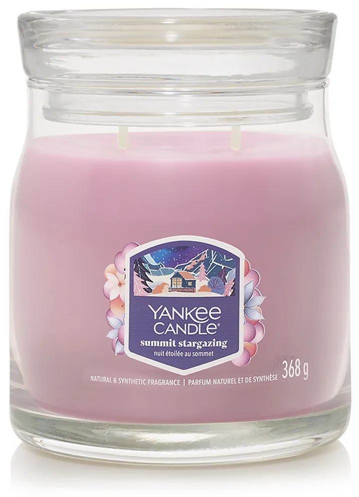 Yankee Candle lumânare parfumată Signature în sticlă medie Summit Stargazing, 368 g, S