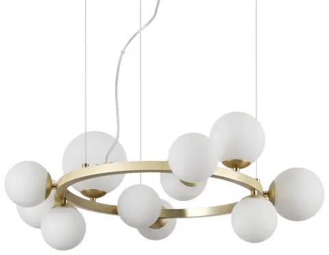 Ideal Lux - Abajur de rezervă PERLAGE, Ø 12 cm, alb, pentru candelabru/corp de iluminat/lampă