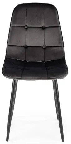 Scaun de dining KINDREL, 1 buc., negru